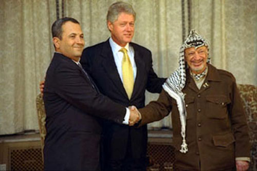 یاسر عرفات، بیل کلینتون، اهود برک